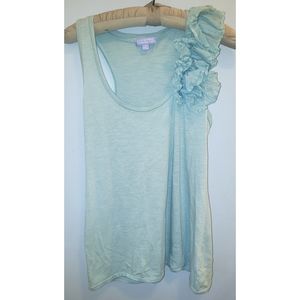 Vivienne Tam tank with ruffle detail Medium